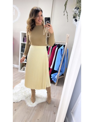 Falda plisada