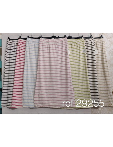 Conjunto rayas falda punto