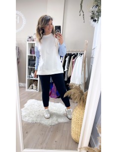 Sudadera camisa