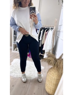 Pantalón chino con cinturón