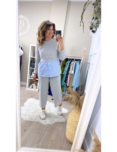 Conjunto falsa camisa 2