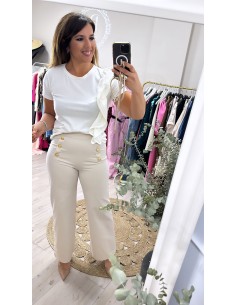 Pantalón botones alto 2