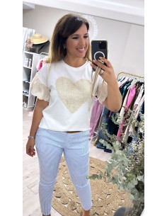 Camiseta corazón