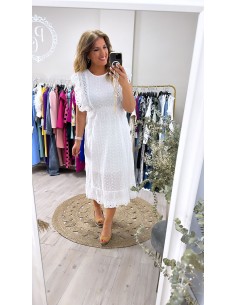 Vestido perforado Alicia 2