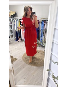 Vestido hombreras