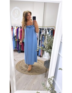 Vestido tiranta animal