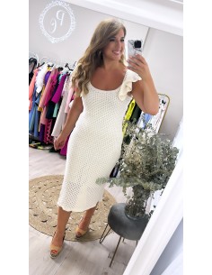 Vestido caladito volante 2