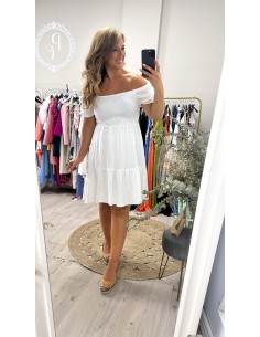 Vestido bambula hombros