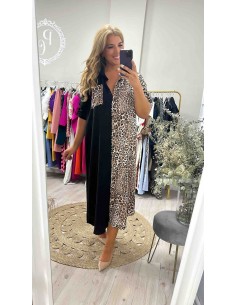 Vestido camisero animal... 2