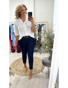 Jeans cinturón marrón... 2