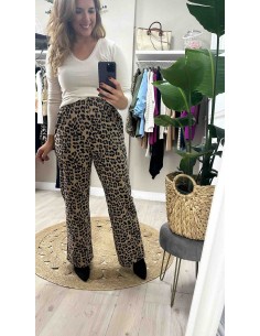 Pantalón animal recto