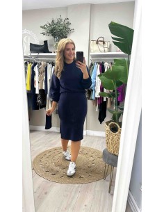 Conjunto vestido y sudadera