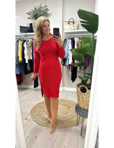 Vestido canale frunce