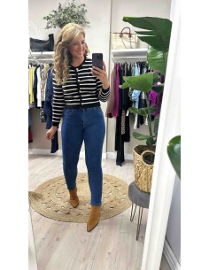 Jeans pitillo push up -5 kg 2