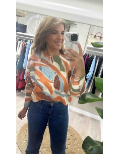 Jersey colores lentejuelas