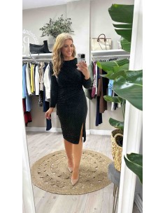 Vestido brilli fruncido