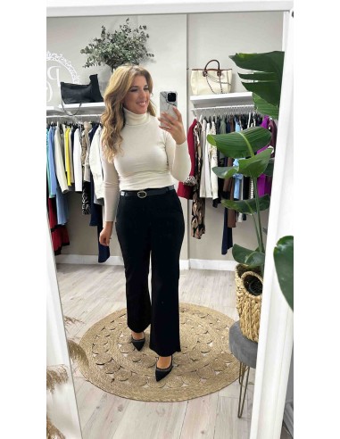 Jersey cuello vuelto básico