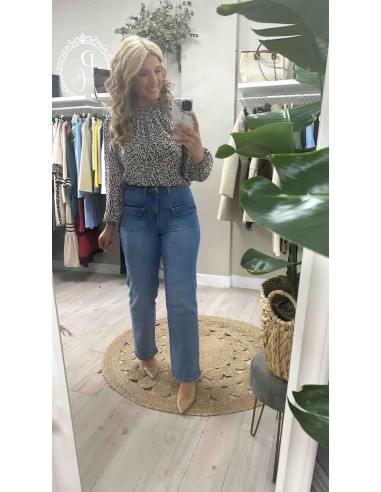 Jeans -5kg push up bolsillos