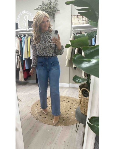 Jeans -5kg push up bolsillos