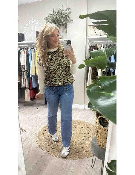 Jersey animal lentejuelas