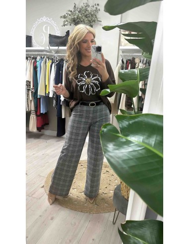 Pantalón cuadros