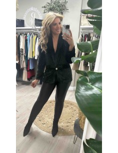 Blazer terciopelo strass 2
