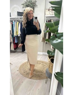 Camisa lazada terciopelo