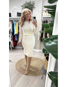Conjunto falda trenzado