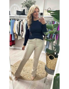 Pantalon campana polipiel 2