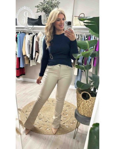 Top canale detalle dorado