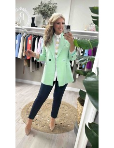 Blazer recta forrada