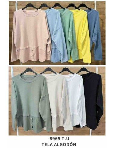 Sudadera con camisa