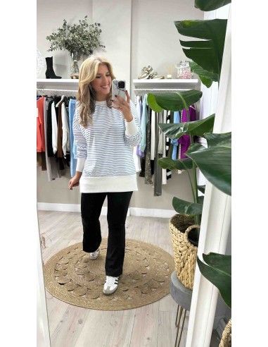 Sudadera raya Maria