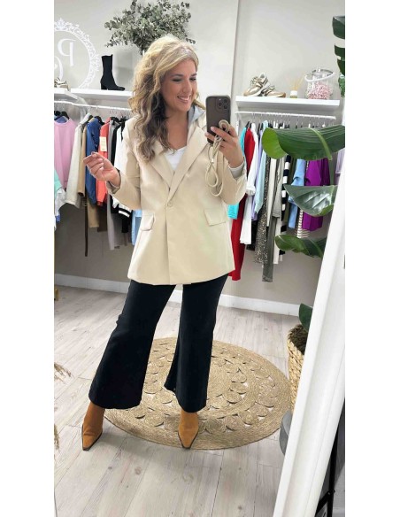 Blazer rayas gorro