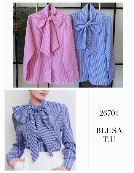 Camisa lazada vichy