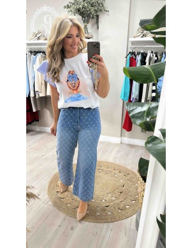 Camiseta rayas muñeca