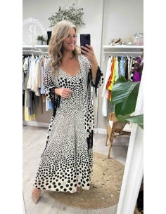 Kimono flecos lunares