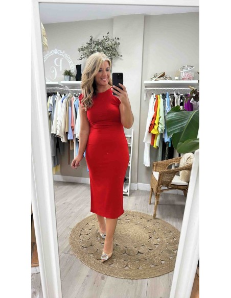Vestido canale hombro