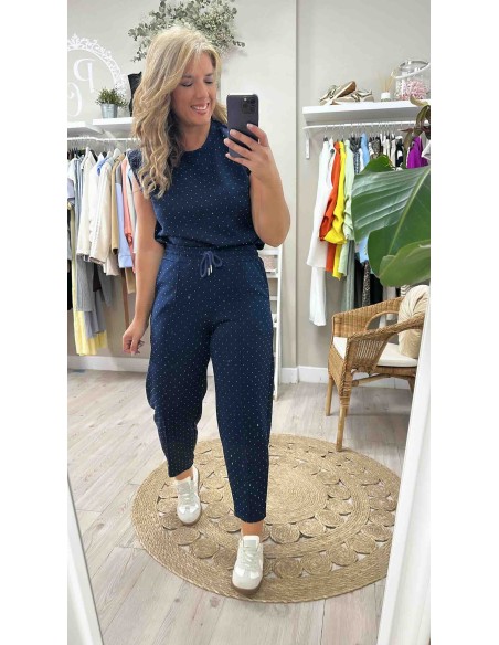 Pantalón sport strass
