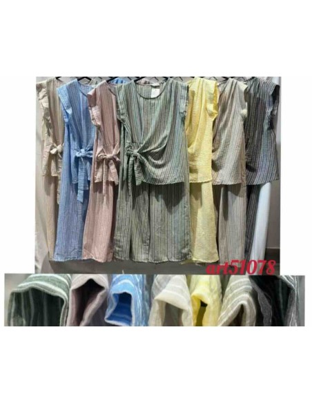 Conjunto nudo rayas