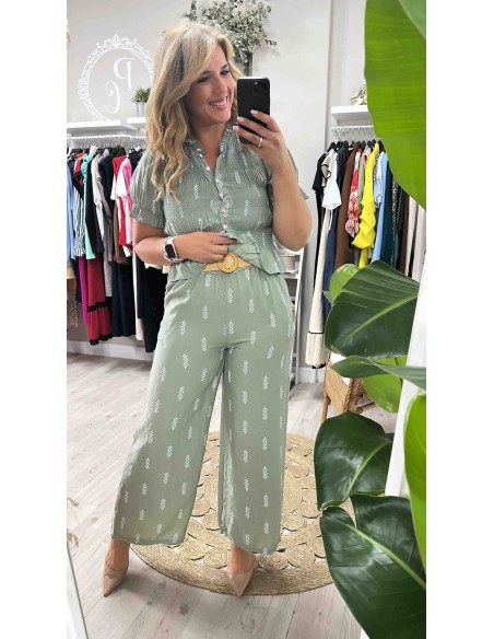 Pantalon hoja