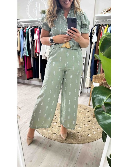 Pantalon hoja