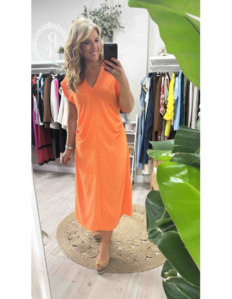 Vestido frunces