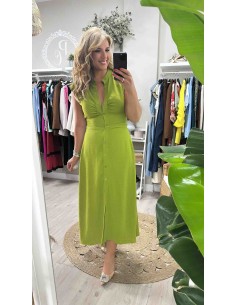 Vestido aperturas abotonado 2
