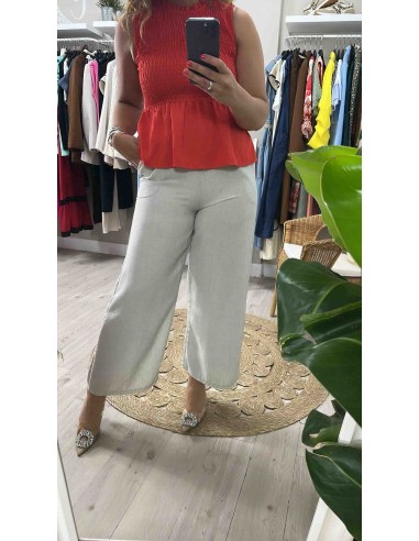 Pantalón tipo lino