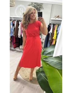 Vestido hombreras lacito 2