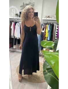 Vestido lacitos escote