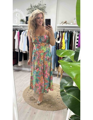 Vestido corse flores