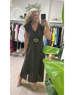 Vestido broche hombreras 2