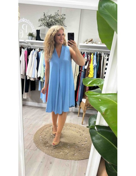 Vestido pinza corto